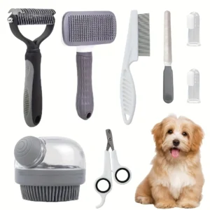 8pcs/set Dog Grooming Kit