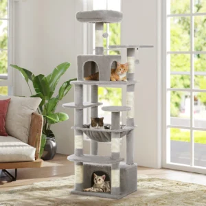 Tall Cat Tree with Scratching Posts
