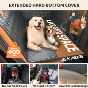 Car Rear Seat Dog Seat Cover